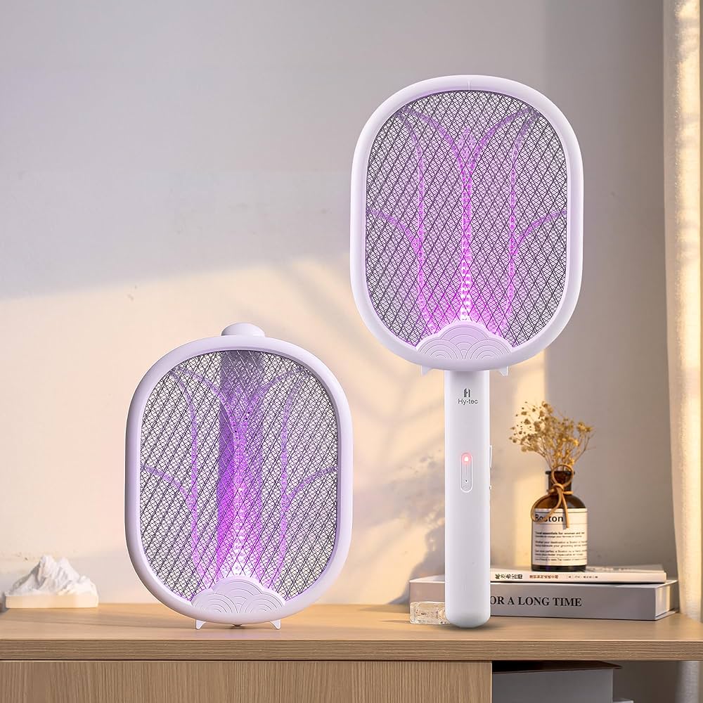 3-in-1 electric mosquito racket, aste by USB, foldable repellent lamp