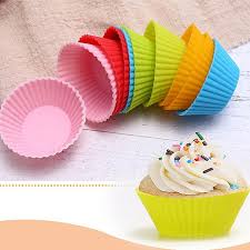 12Pcs DIY Silicone Cupcake Cup