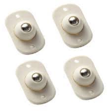 4PCS/Set Adhesive Pully Castor Ball Transfer Unit for Storage Box,