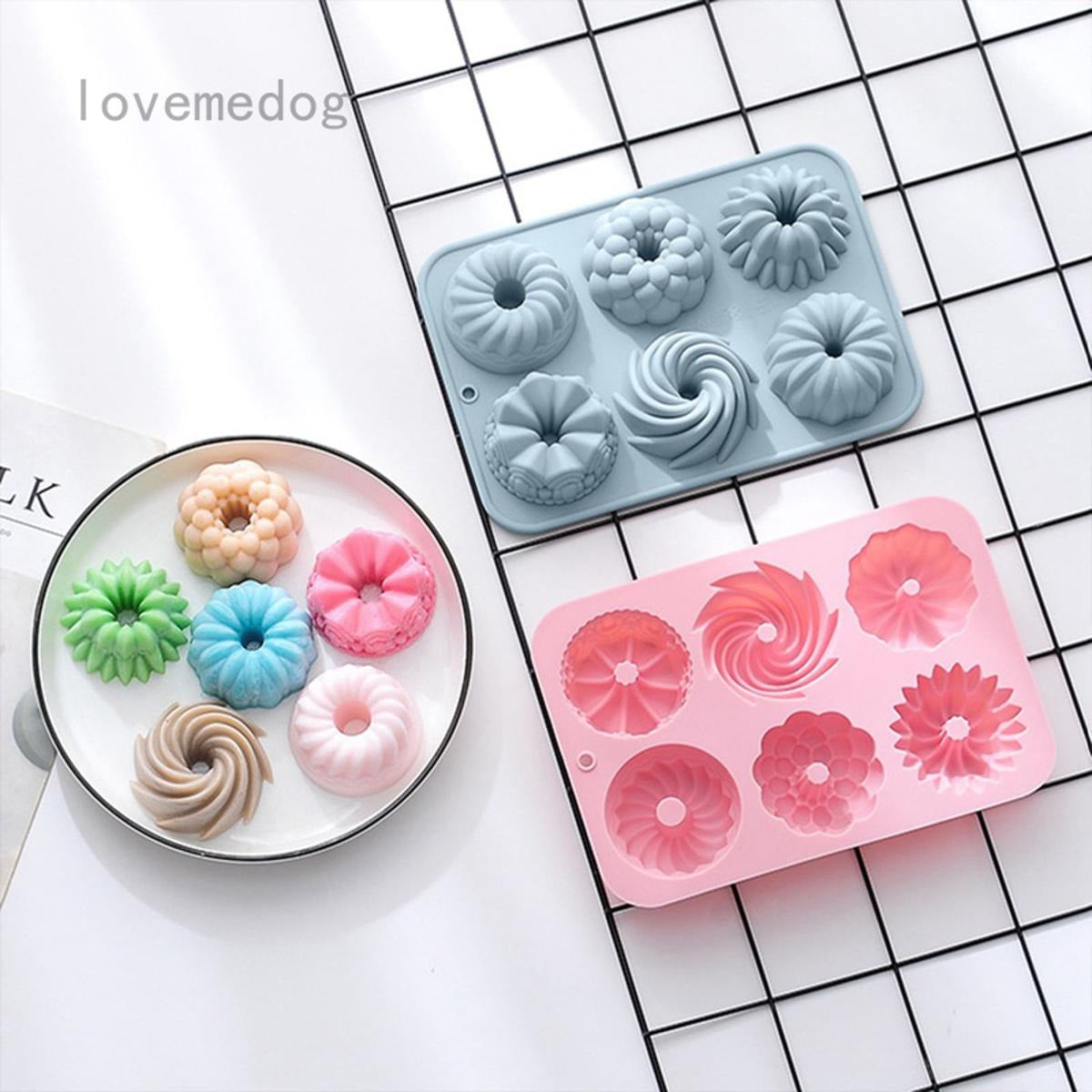 3D Silicone Chocolate Pud Cake For Pastry