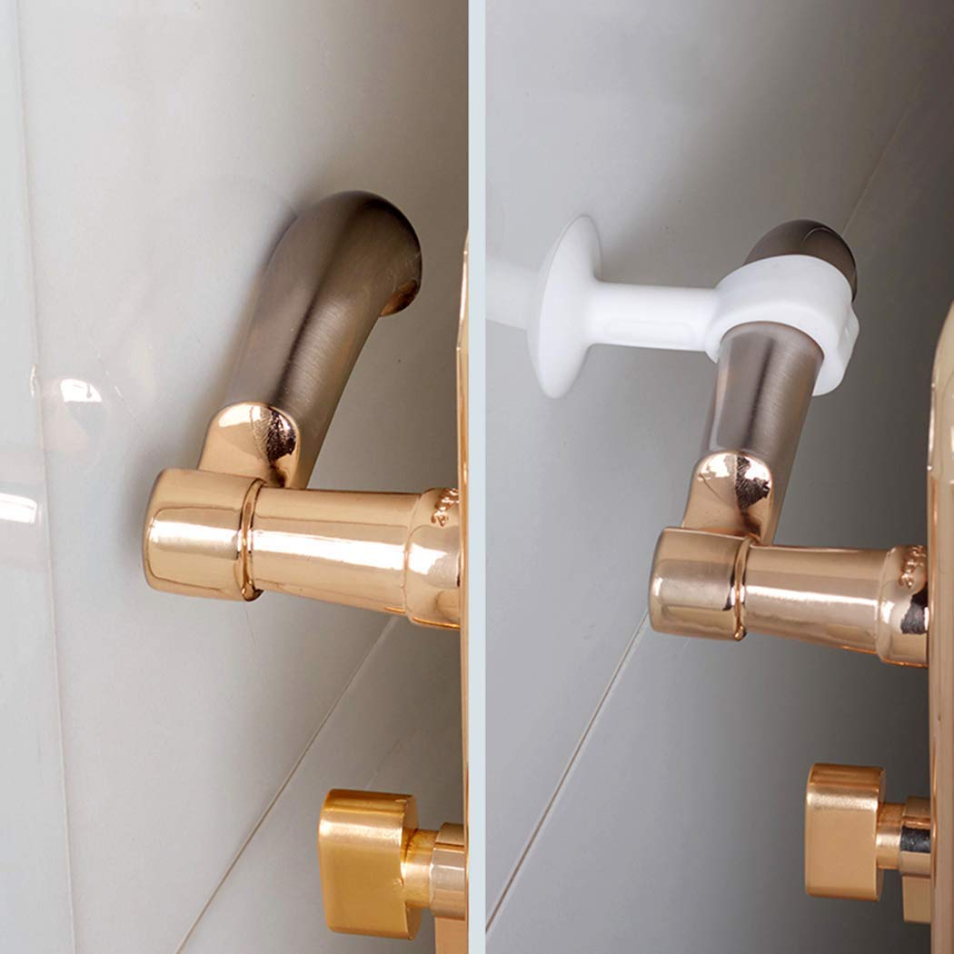 2pcs Anti-collision Silicone Doorknob Wall Crash